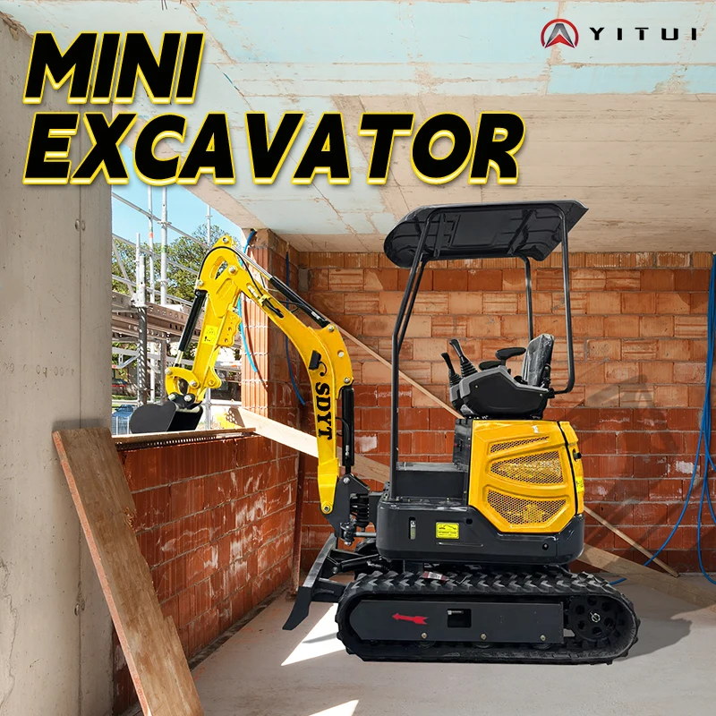 YITUI 1.2 Ton Mini Excavator, Factory Direct Sale, CE EPA Euro 5, Fast Delivery, Multi Scenario Use, Customized Model - Image 4