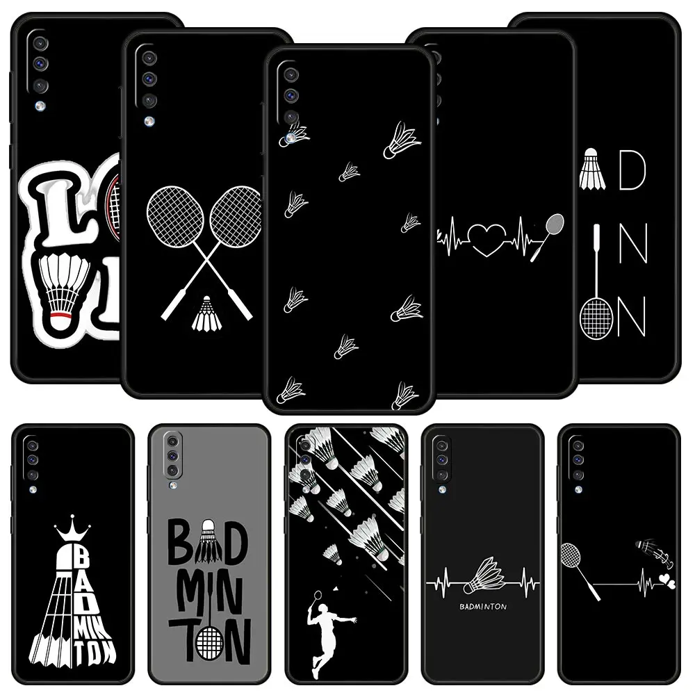 Badminton-Themed Protective Phone Cover