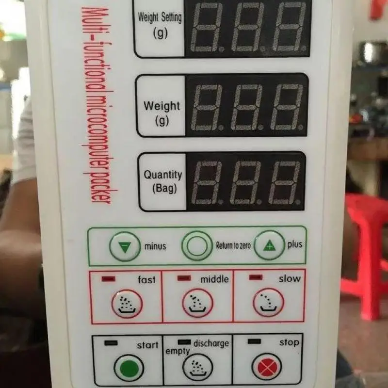 Control Panel For Racking Machine Tea Leaf Filler Powder Weighing And Filling Machine Mother Board Lcd Screen 3lines 2 Lines liquid filling machine