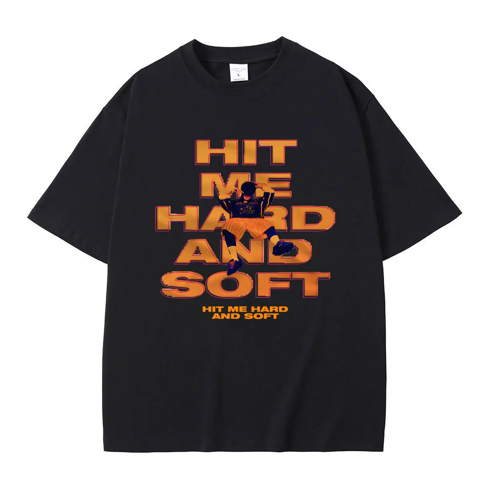 

Hit Me Hard and Soft Tour 2024 T Shirt Short Sleeve Male Casual Oversized Tshirt Streetwear Men Women Hip Hop Fashion T-shirts