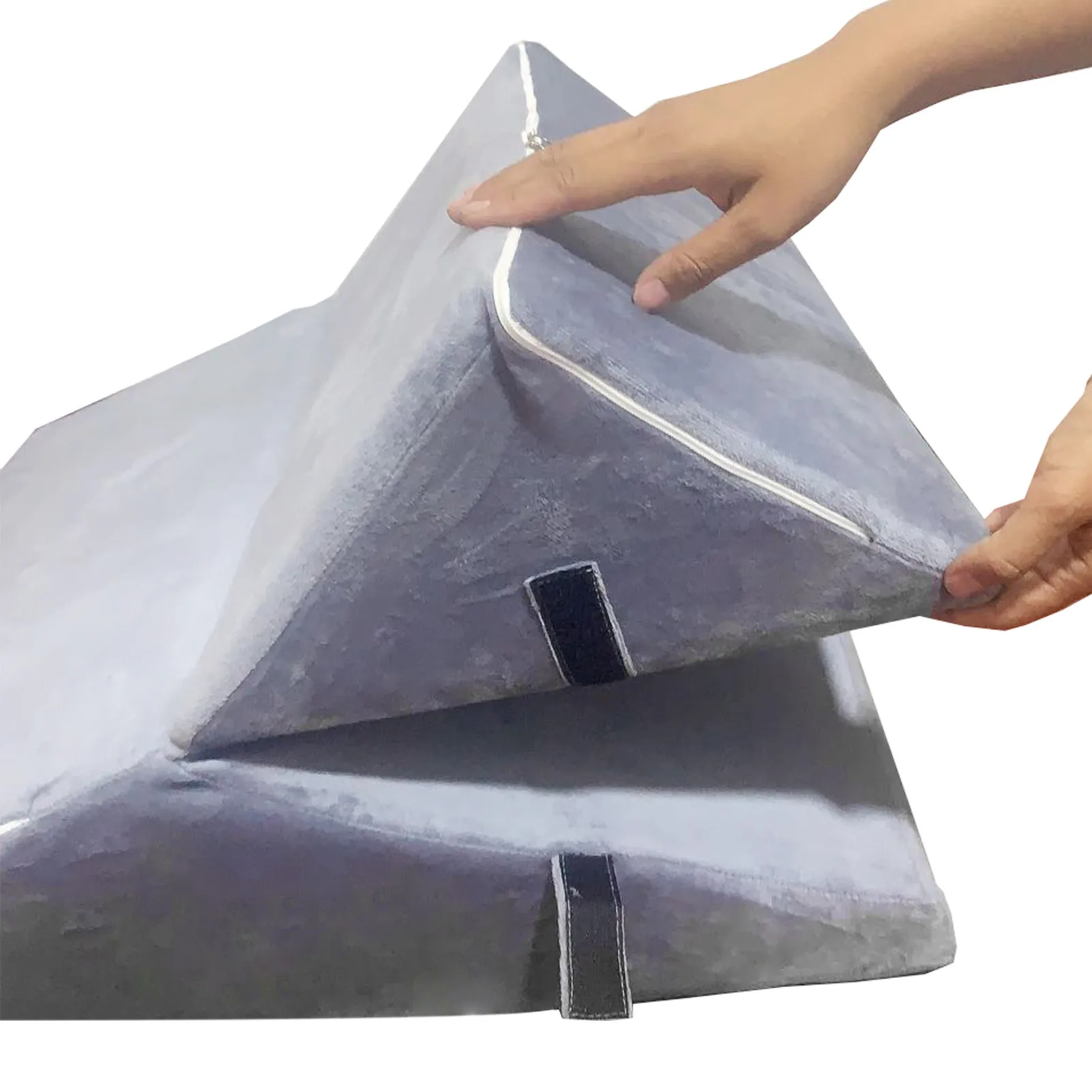 Foldable Memory Foam Wedge Pillow Adjustable Sleeping Incline Cushion Neck Protection Slow Rebound Removed Pillows #WO