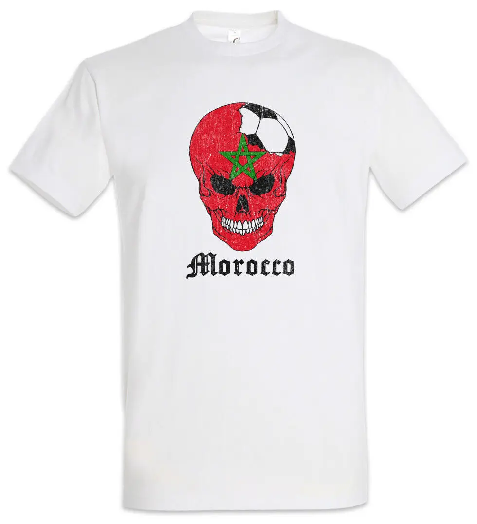 Marocco Football Comet T-Shirt Marocchino Soccer Flag Banner World Championship