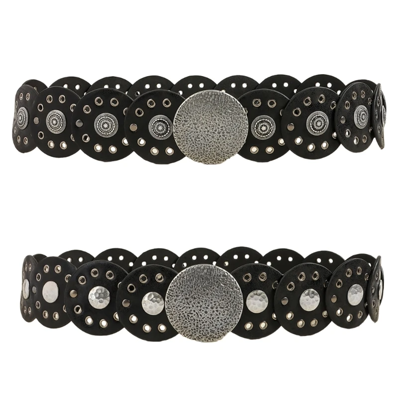 

Locomotive Man Waist Belts with Relief Round Buckle Male Coat Trouser Waistband Drop Shipping