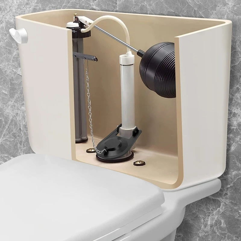Toilet Tank Accessories 2-inch Universal Toilet for Tank Flapper Long Lasting Seal Flapper Replacement Water Saving High Performance Easy to Ins