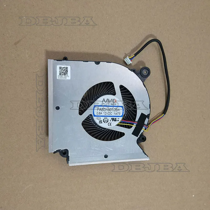 Ventilador de Refrigeração para Laptop 4pin Aavid Pabd18010sh N475 0.6a 12v Novo - Imagem 2