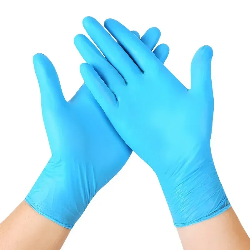 10pcs Nitrile Gloves Kitchen Disposable Latex Gloves Laboratory Protective Household Cleaning Black disposable gloves disposable nitrile gloves disposable plastic gloves kitchen cleaning gloves