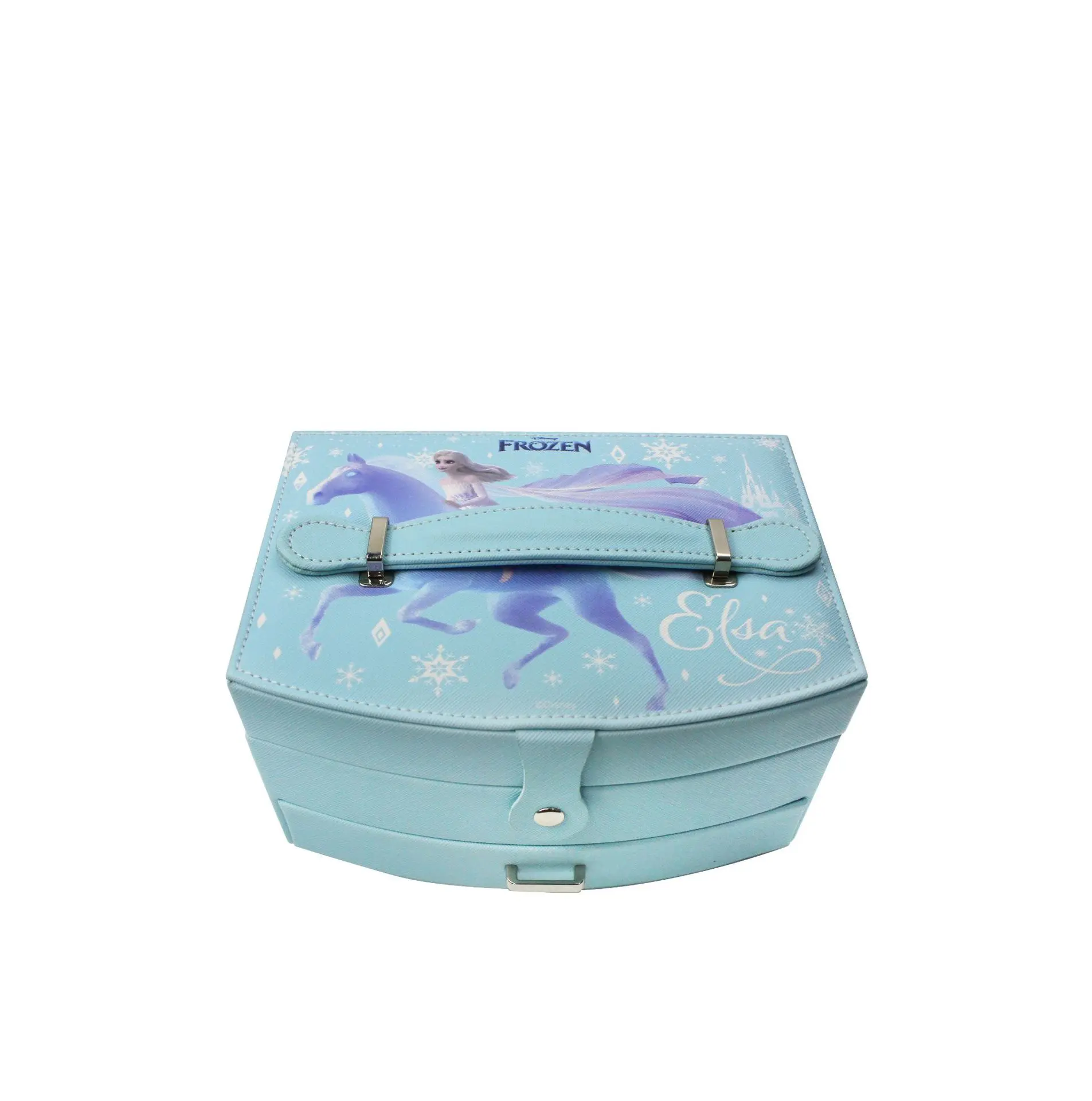 Disney cartoon Gift Frozen Jewelry Set Princess Elsa Box Little Girl Toy Pretend Play Fashion Toys