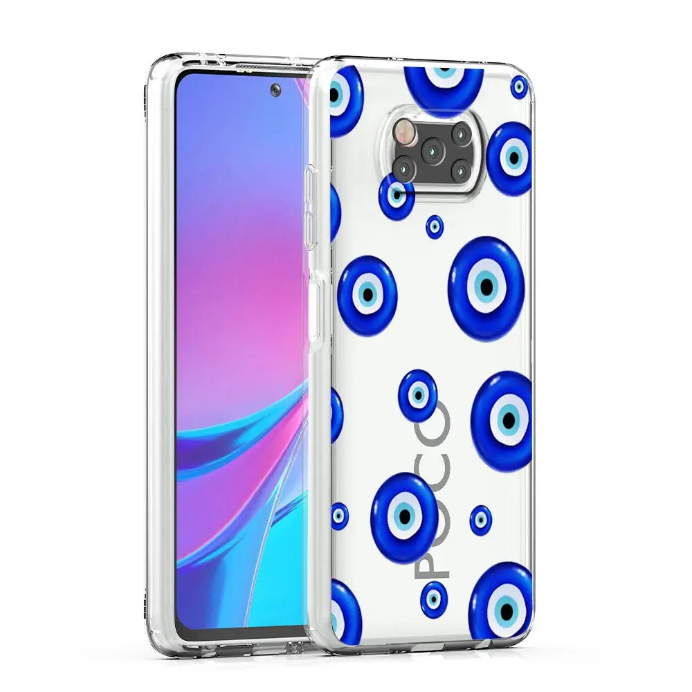 Blue Eye Art Clear Phone Case Cover