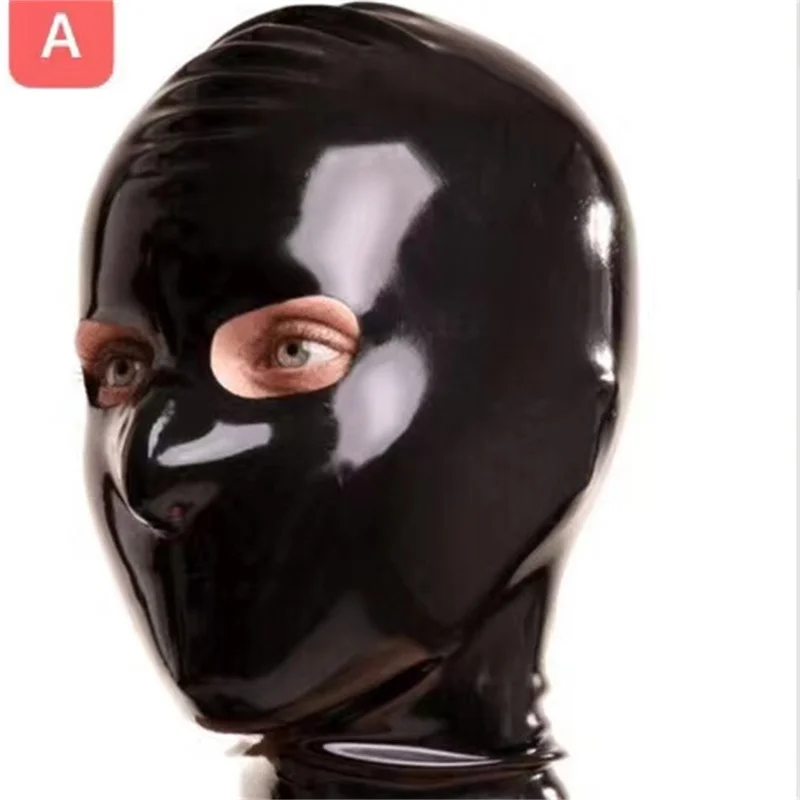 Maschera In Pelle PU Con Corno - Copertura Completa Per Halloween, Cosplay E Feste - Foto 3