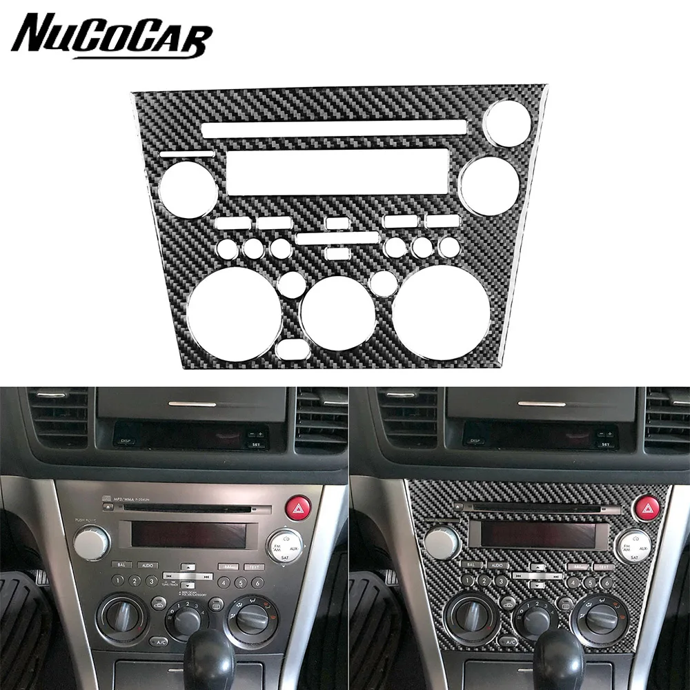 

Для Subaru Legacy/Outback 2005-2009 углеродное волокно кованый узор Центральная панель декоративная наклейка автомобильные аксессуары стикер