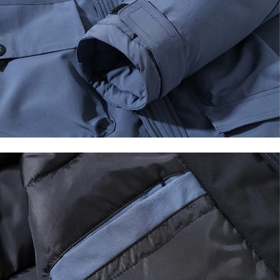 Cargo Parkas Men Winter Thick Warm Jacket Coats Plus Size 8XL 9XL Fashion Casual Solid Color Jacket Male Outerwear Big Size 9XL