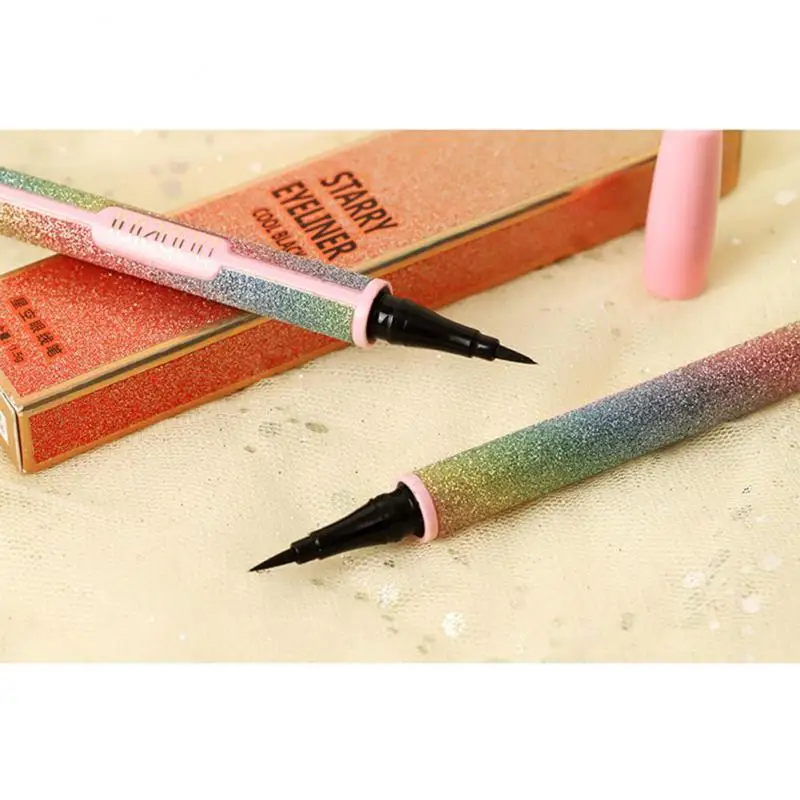2 Colors Long Lasting Liquid Eye Liner Ultrafine Brush Eyeliner Pen