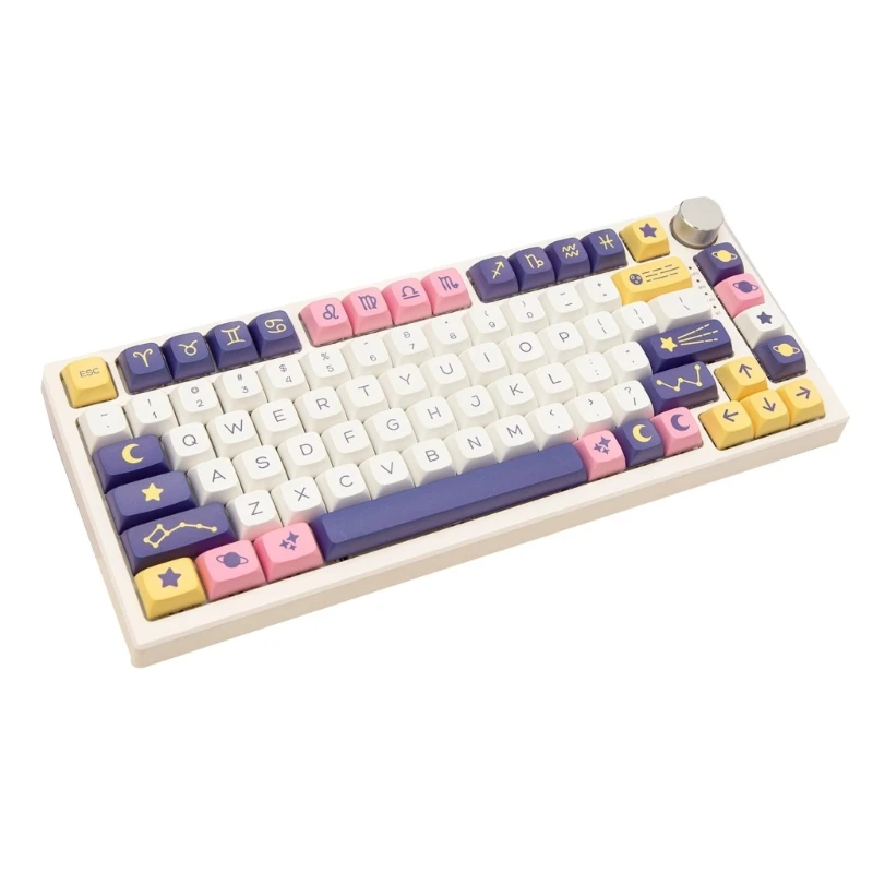 

Full 134 Keys Keycaps, XDA PBT Keycap, &Smooth Use Keys caps