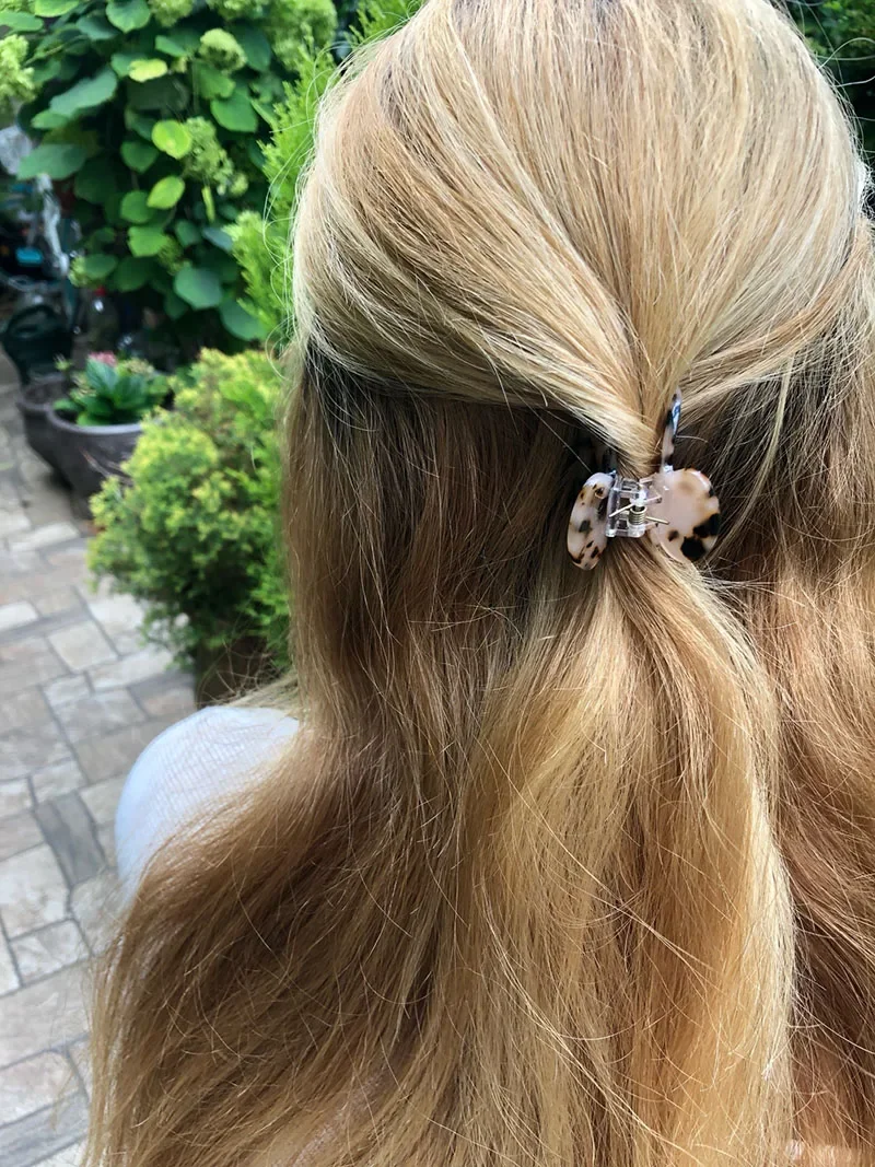 Zoete Mini Acetaat Haar Clip Voor Vrouwen Meisjes Haar Klauw Chique Haarspeldjes Krab Haarspelden Styling Claw Clips Mode Haaraccessoires