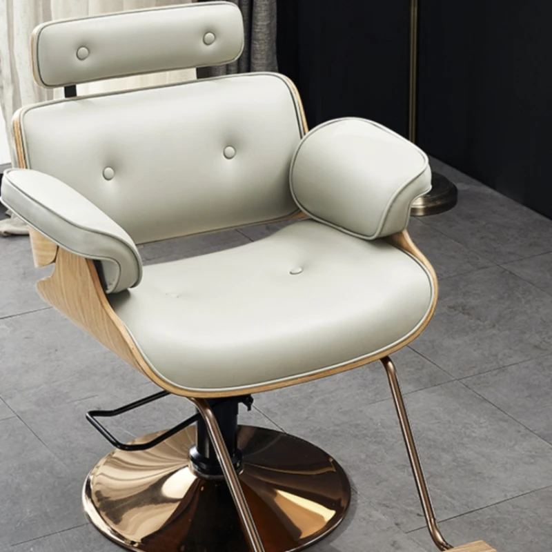 

Makeup Tattoo Barber Chairs Cosmetology Facial Office High Barber Chairs Pedicure Spa Chaise Cadeira Saloon Furniture WN50SC