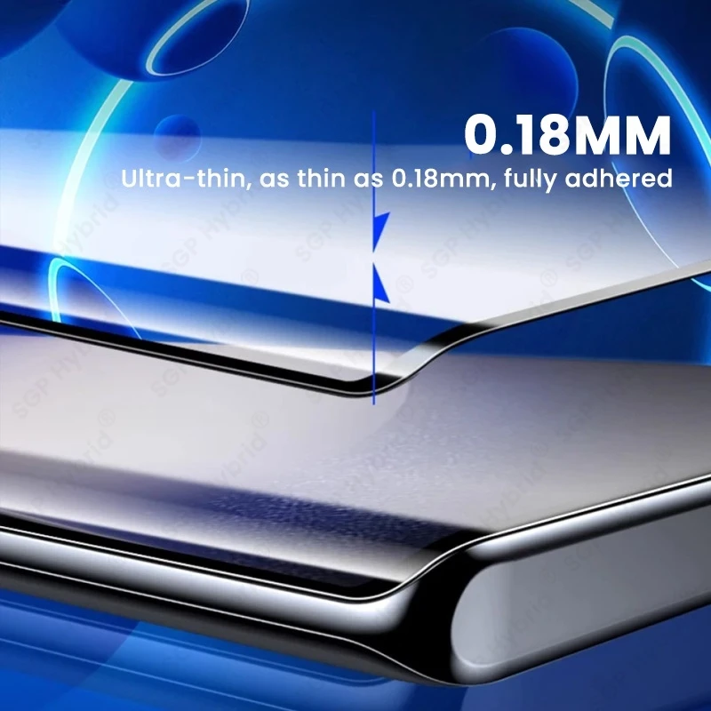 Premium 9D Curved Tempered Glass Screen Protector - 3-Pack