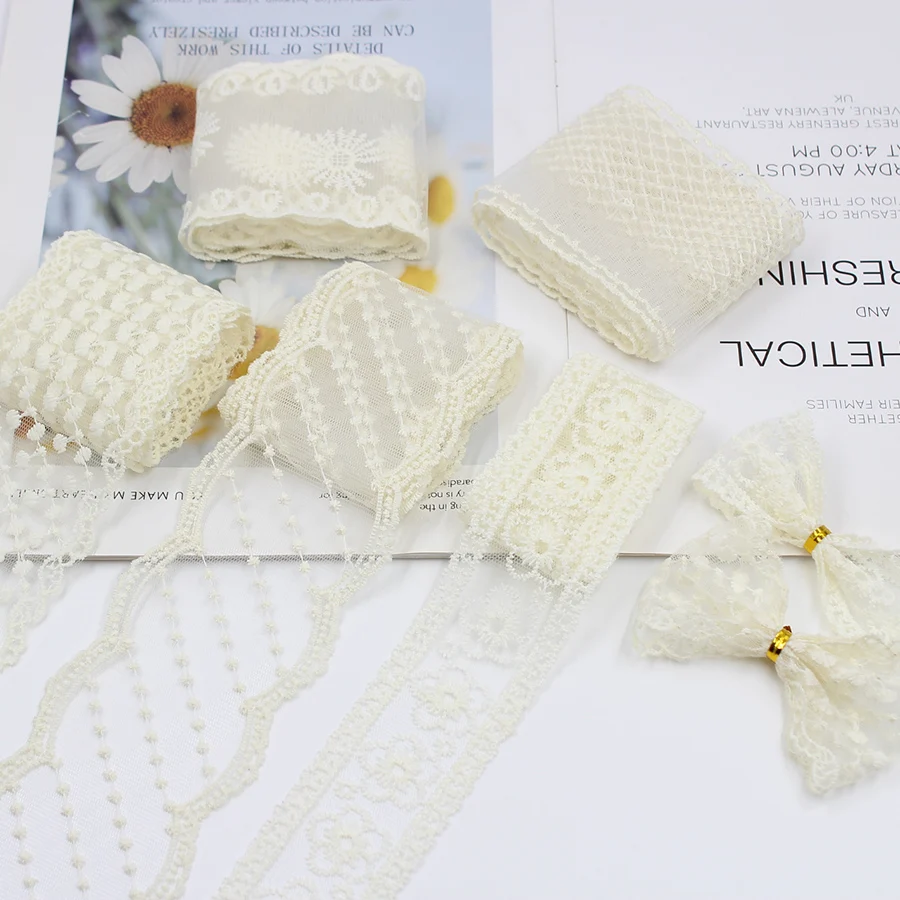 1 yarda/lote de encaje bordado para manualidades, tela de tul, cinta para  coser, ropa, adornos DIY, encaje de boda africano para costura - AliExpress, image size:900x900