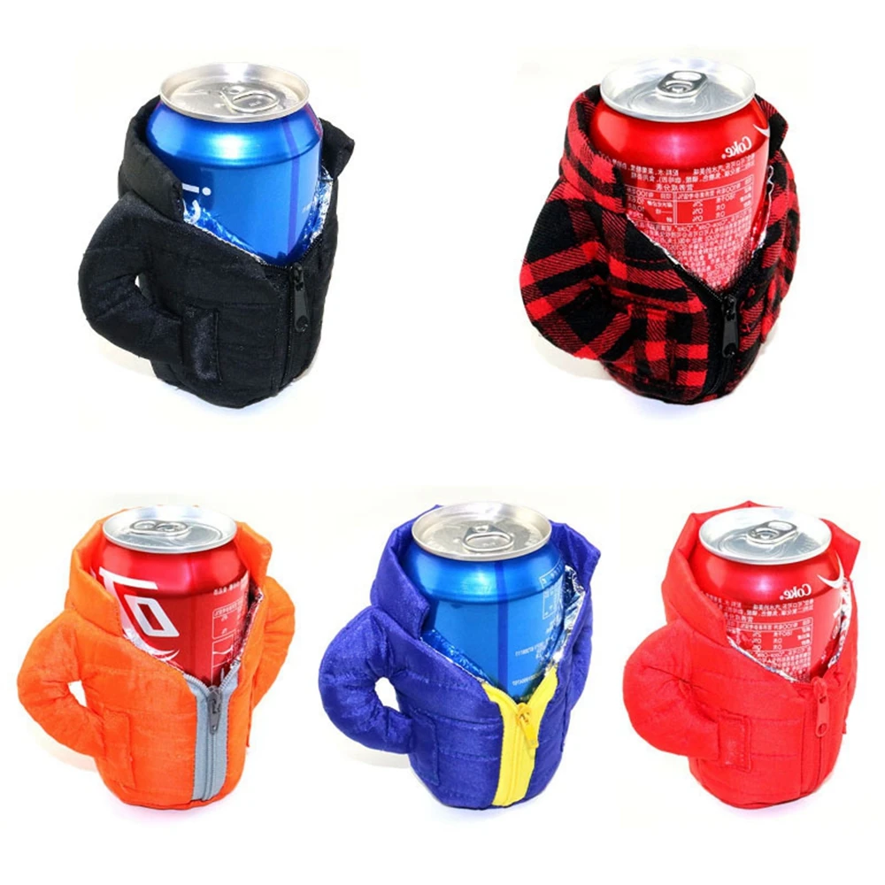 Beer Cooler Beverage Insulation Jacket Can Cup Cover Sleeve Beer Clothes Insulated Can