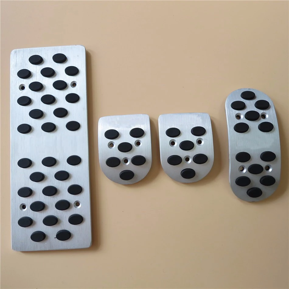 Dee Car Accessory For Mazda 2 M2 Mazda2 Fuel Brake Foot Rest At/Mt Pedals Plate Cover Non Slip Accelerator Pedal Pad Car Styling