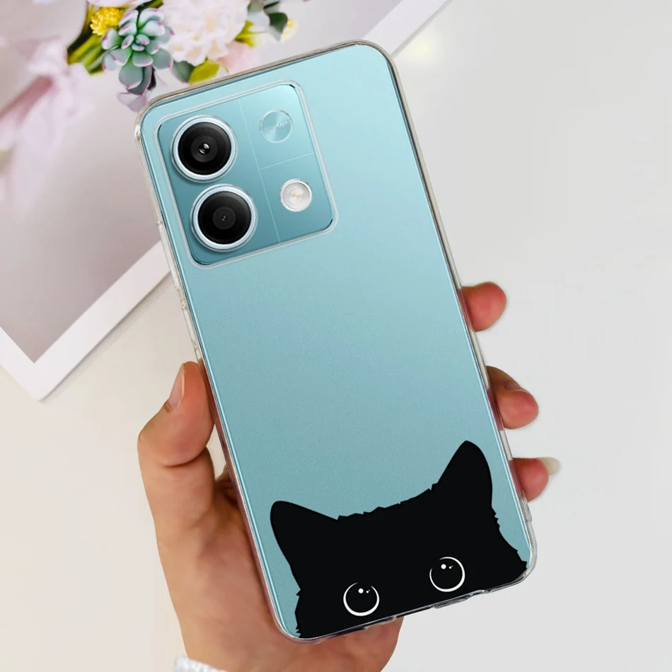 Elegant Printing Soft Silicone TPU Slim Phone Back Cover