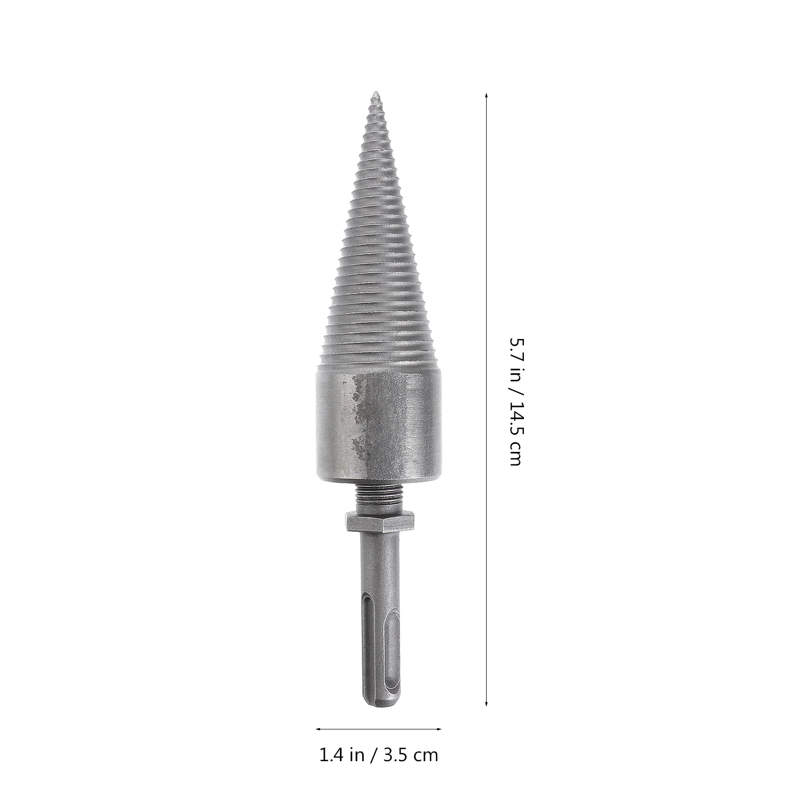 Firewood Drill Bit Steel Forging Wood Splitting Tool Hammer Drill Bit Set Garden Tools Rotary Durable Handle wood splitting tool