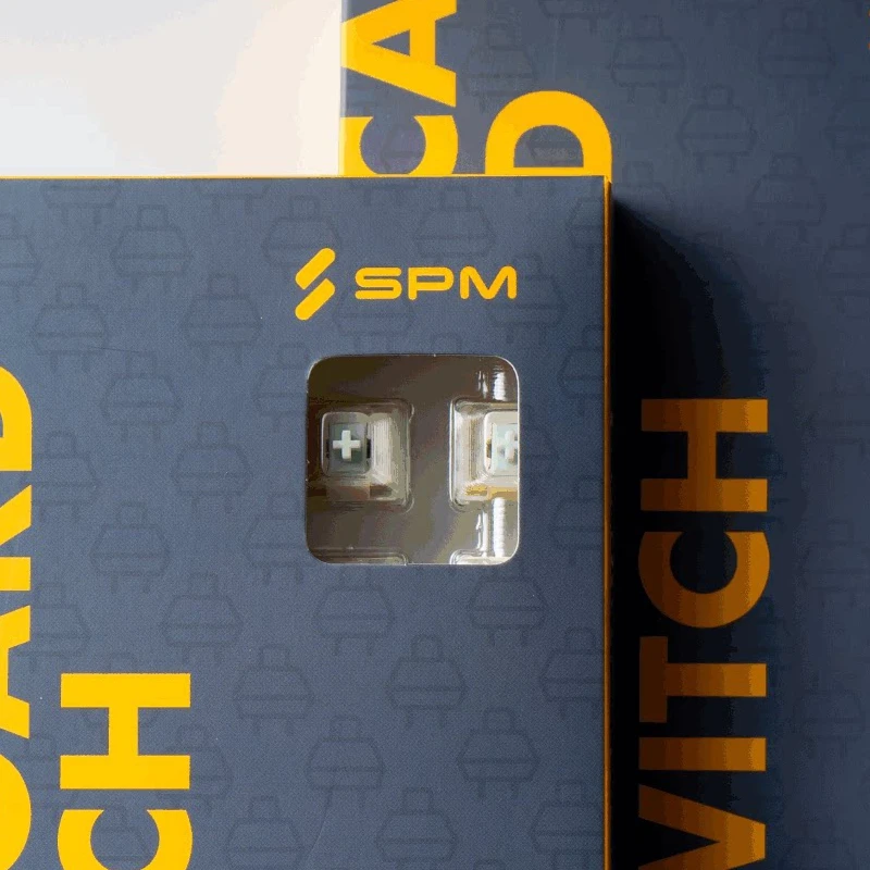 SOULCATxSPM HMX 그린 애플 스위치 HIFI 리니어 스위치 45g 5핀 POM 공장 윤활 처리된 커스텀 기계식 키보드 액세서리