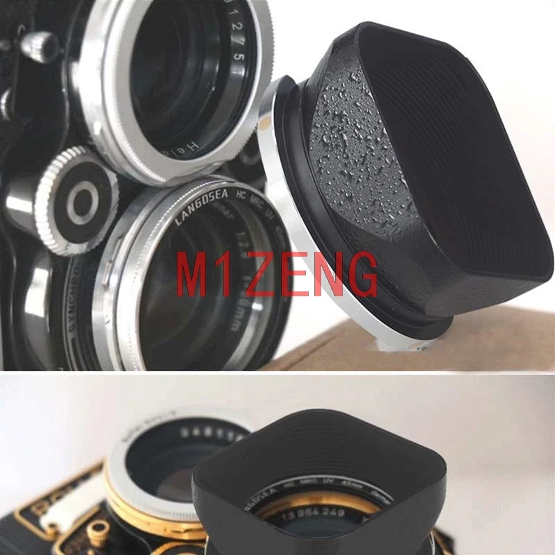 BAY2 3 BayII BayIII Bay B2 B3 metal  shade Lens Hood cover protector for Rollei Rolleiflex 2.8 B/C/D/E/F 3.5 D/E camera lens