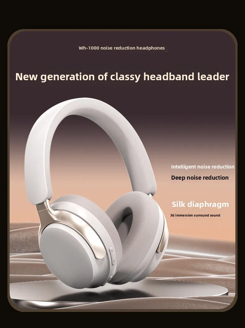 2025 model over-ear headphones with ANC active noise cancellation, HIFI high-qua