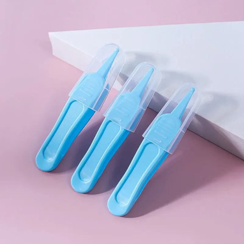 Baby Nose Dropper Clip Newborn Nostril Cleaning Tweezers Baby Daily Care Safety Tweezers Round Head Clip Accesorios
