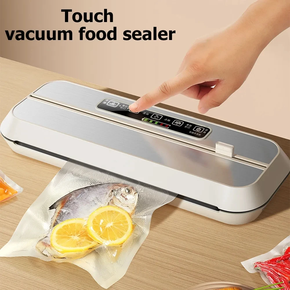 110V220VTouchFoodVacuumSealerWetAndDryDualpurposeHousehold