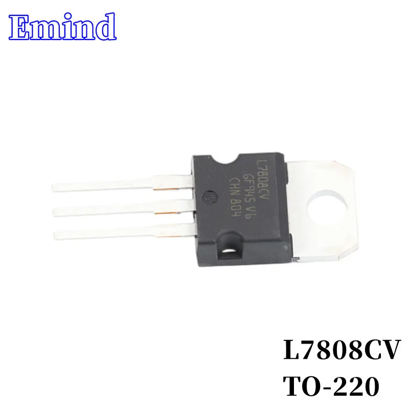 

10Pcs L7808CV TO-220 LDO 3-terminal Regulator IC DIP Low Dropout Regulator