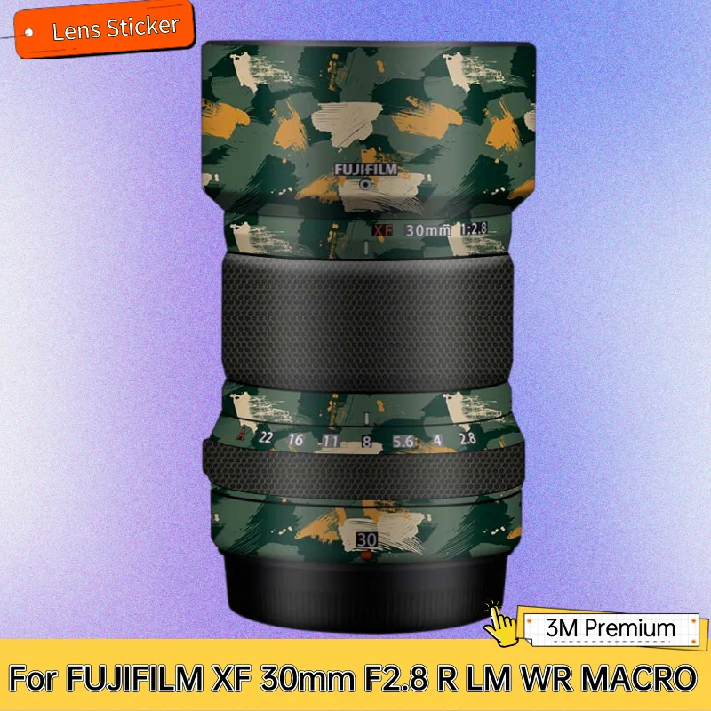 

Для FUJIFILM XF 30 мм F2.8 R LM WR MACRO наклейка на рассеиватель Защитная Наклейка виниловая пленка защита от царапин покрытие XF30 F2.8