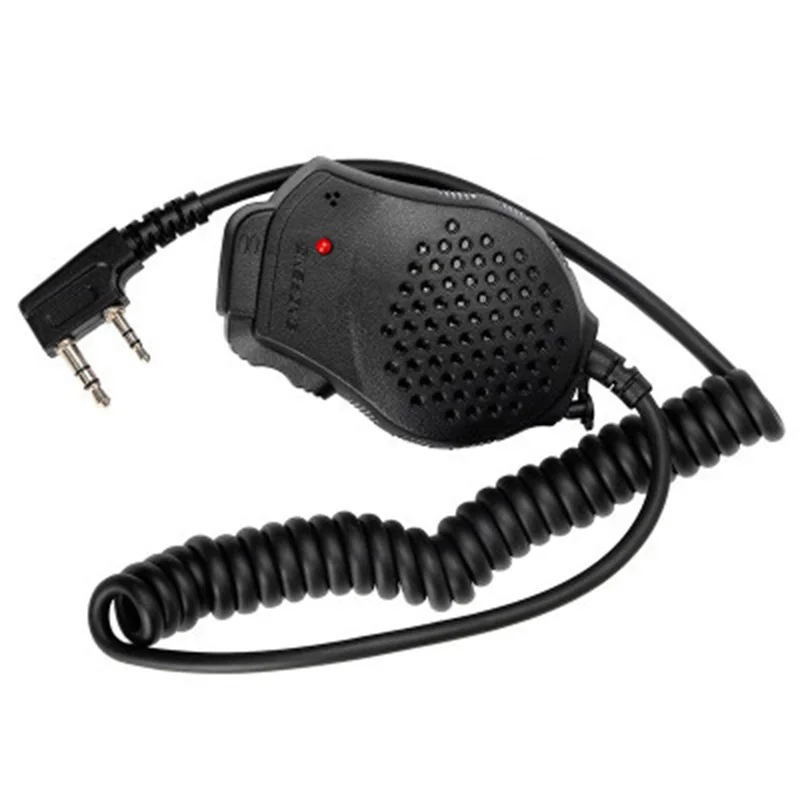 

Two Way Radio Mic Replacement Portable Walkie-Talkie Dual PTT Speaker Microphone Fit for UV-82 UV-82HX UV-82HP GT-5TP