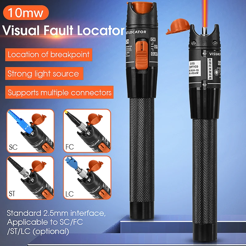 Kit Fibra Ottica Di Alta Qualità Fibra Ottica Visual Fault Locator Tubo