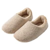 Women Plush Slippers Bedroom House Shoes Comfortable Closed Back Indoor Slippers Non-Slip Fuzzy Home Slippers for Indoor Outdoor
