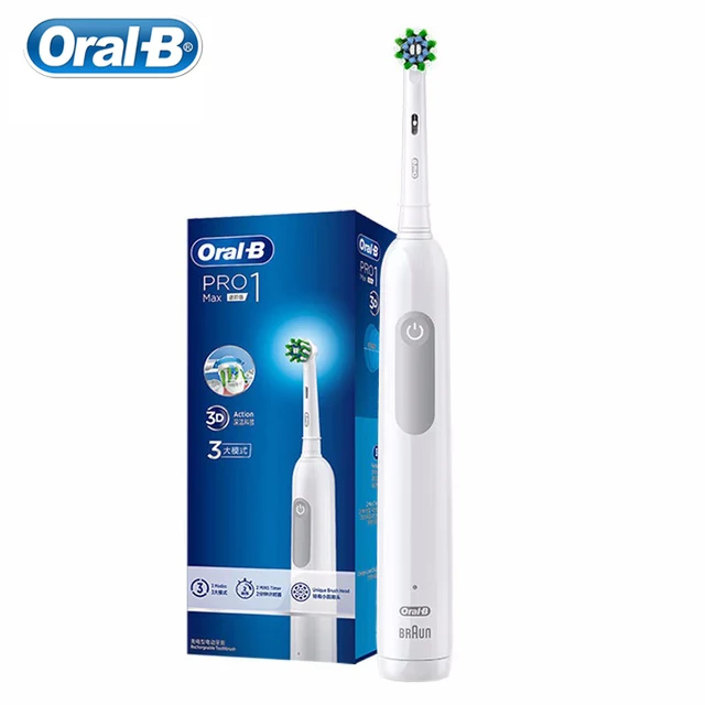 Verleden lading onderwijzen Oral B Elektrische Tandenborstel 3D Witte Tanden 3 Borstelen Modi Tanden  Borstel Met Druksensor Volwassen Elektrische Tandenborstel| | - AliExpress