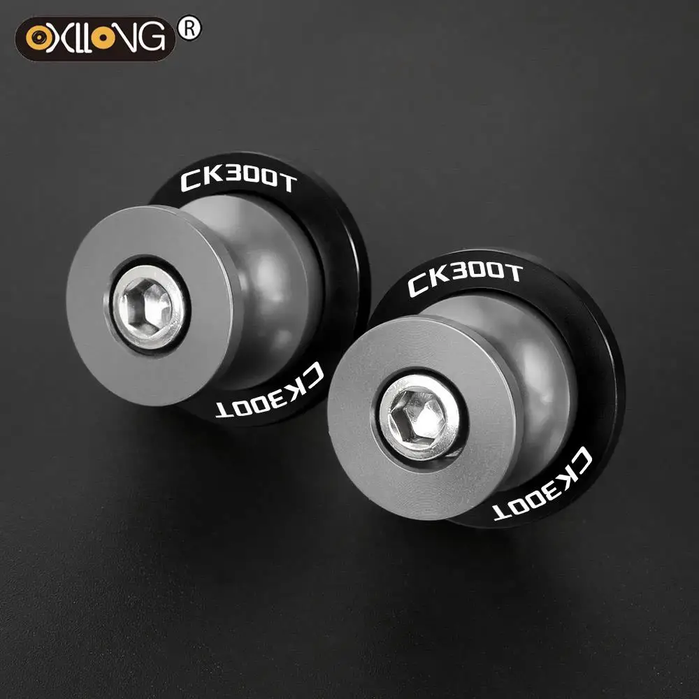 

For KYMCO CK300T CK 300 T CK 300T Accessory Motorcycle Accessories CNC Aluminum Swingarm Spools Slider Rear Stand Screws