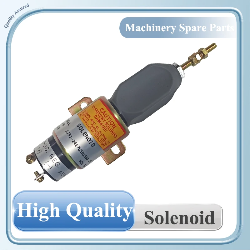 

1751-24E7U1B1S5A 1751 24E7U1B1S5A 24v Shutoff Solenoid for Cummins for Excavator Parts