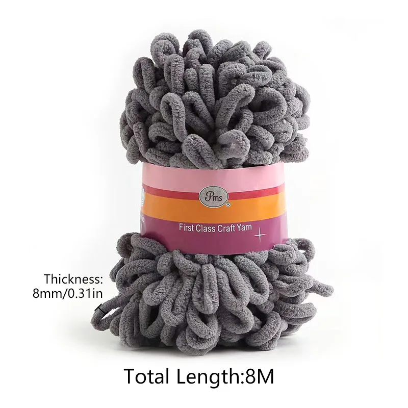 100g Hand-knitted Finger Loop Yarn For Handmade Scarf Cushion Pillow Thick Wool Circle Thread Gift For Boyfriend And Girlfriend
