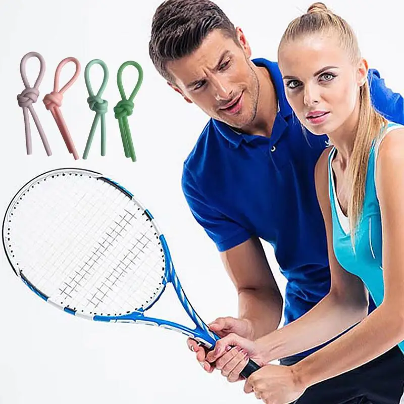 Inzopo 2x Vervanging Tennis Racquet Trillingsdempers Siliconen Schokdemper Set - Nieuwigheid Dier Vormen om te kiezen - Zwart Panda