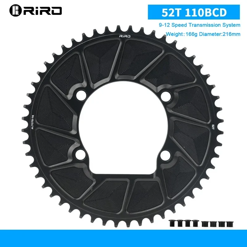 Bike Chainring 110BCD 46T 48T 50T 52T 54T 56T 58T Sprocket Road Bicycle Chainwhe