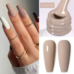 Vibrant Matte Red Gel Nail Polish - Long-Lasting Semi-Permanent Manicure Varnish, 10ml (CG078)