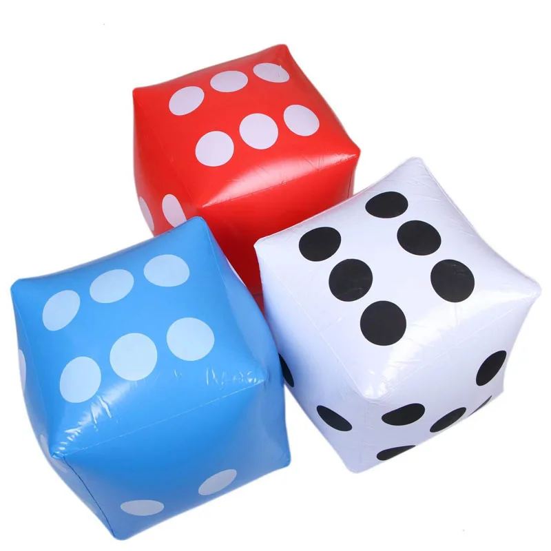 

3 Kinds of 30cm Giant Inflatable Dice New High Quality Activity Atmosphere Toys Beach Party Games Outdoor Kid Children's Toys