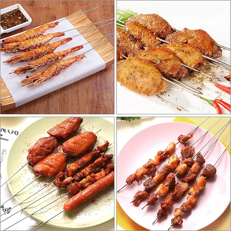 Stainless Steel BBQ Skewers 4