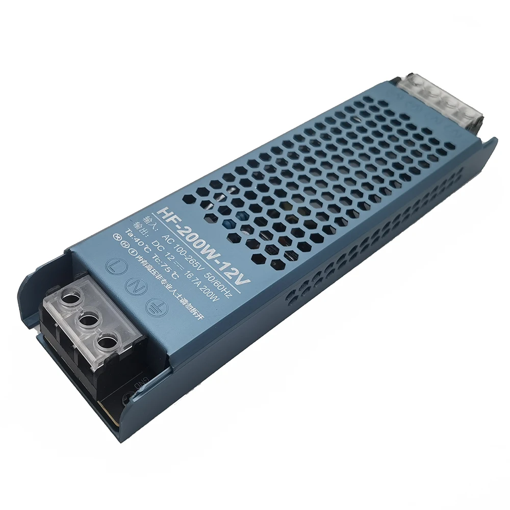 Description Picture 5 of itemUltra Thin LED Power Supply DC 12V 24V Lighting Transformers 60W 100W 150W 200W 300W 400W AC180-260V Driver For LED Strip Lights