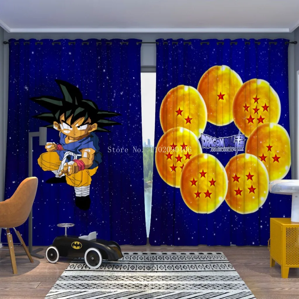 アニメドラゴンボールウィンドウシェードブラックアウトカーテン子供用