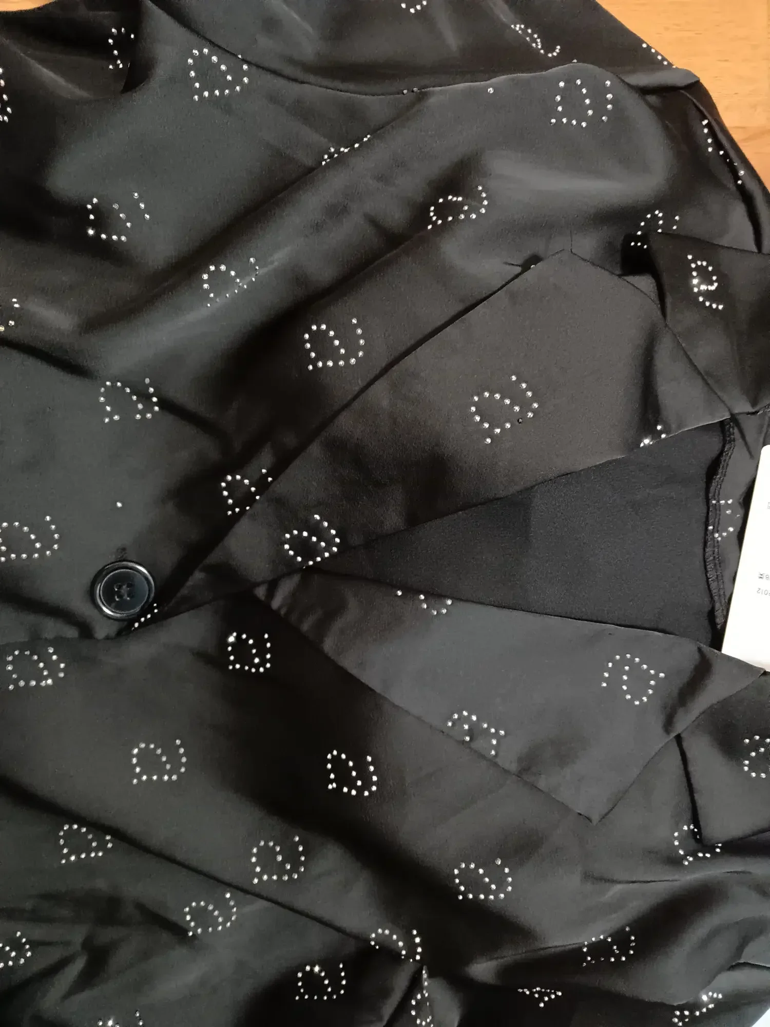 New Early Spring New Style, Light Luxury and High Quality, Heavy Industry Letter Hot Diamond Top, Suit Coat, Pants, Slimming Set