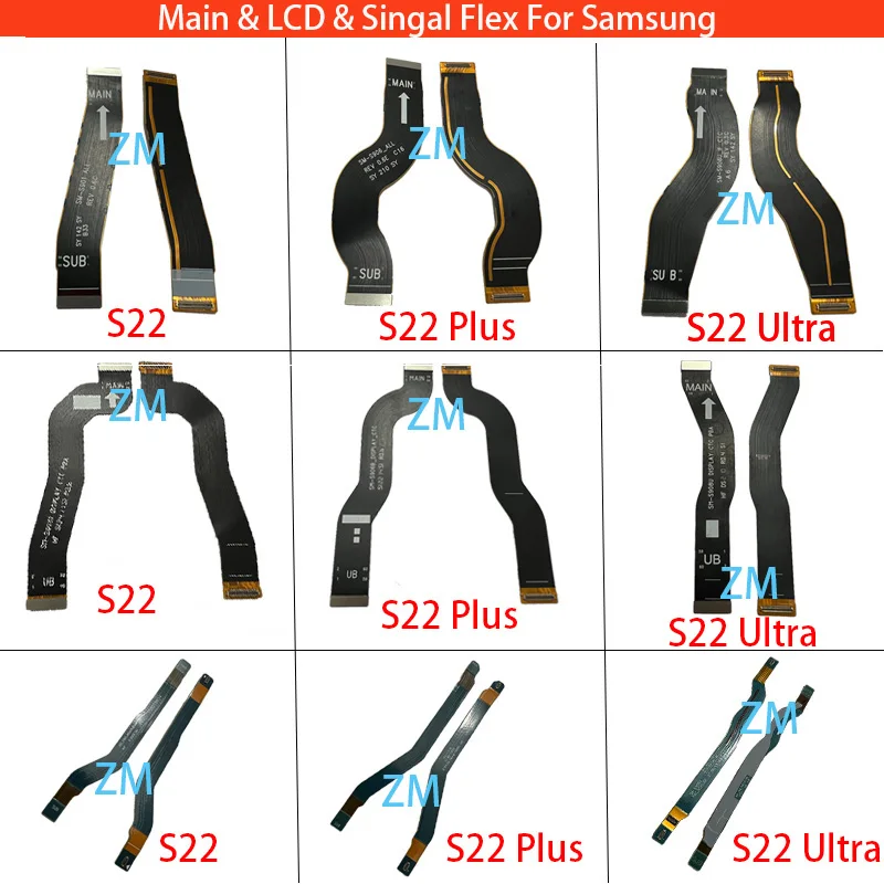 For Samsung Galaxy S22 Plus S22 Ultra Mainboard Flex Cable Lcd Signal Main Board Motherboard Connect Lcd Ribbon Flex Cable Repai