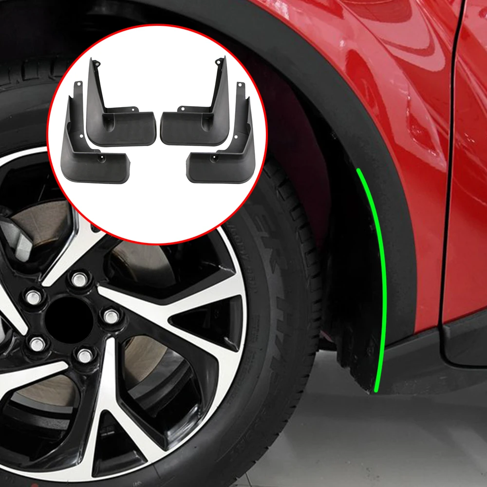 Car mud flaps Car mudguard Car Mudguard for Toyota C HR IZOA CHR CH-R AX10 AX50 Car Mud Flaps Guards Splash Flap Fender Accessories