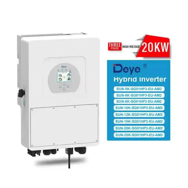 Deye Inverter Ibrido 20Kw 25Kw 30Kw 40Kw 50 Kw Inverter Ibrido Trifase Solare
